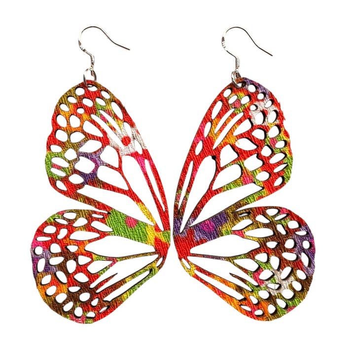 Comer Teng Studio - Wholesale Dangle Earrings - Retro Floral Butterfly Earrings2