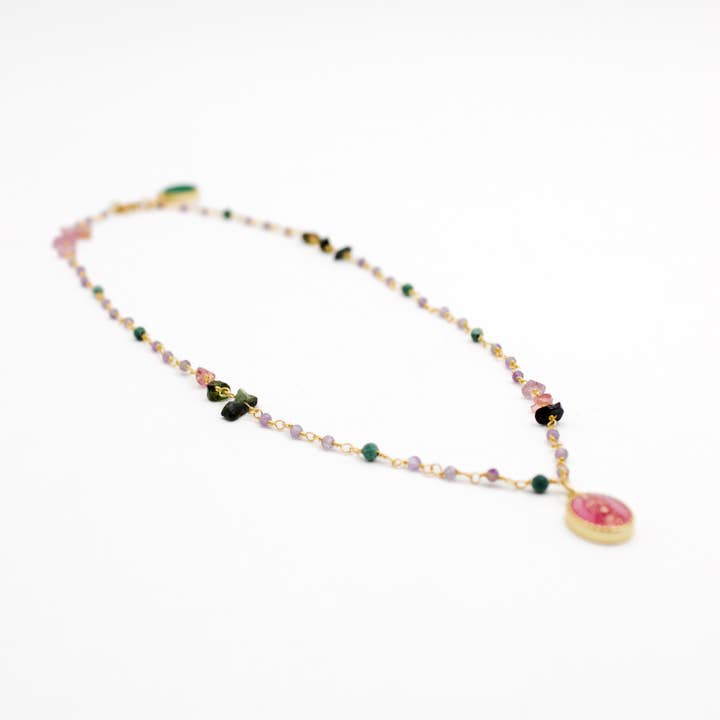 Scapular necklace - CHARLOTTE for wholesale by L'Atelier des Dames