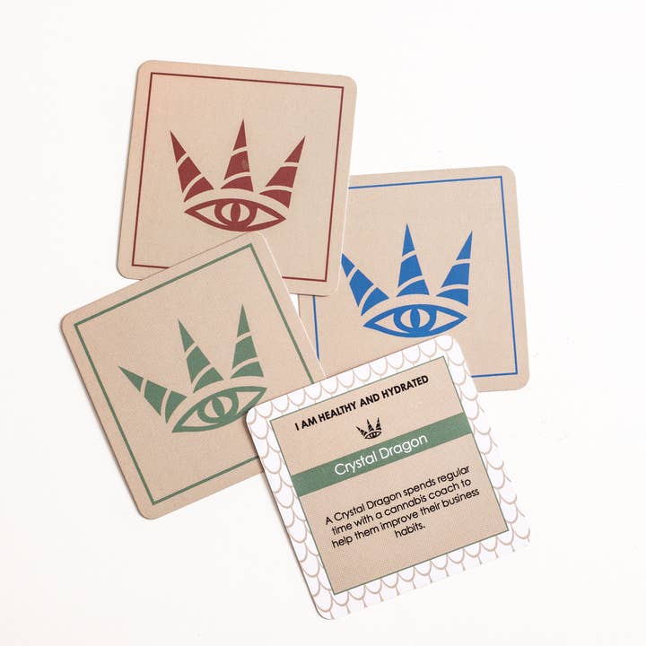 Dragon Affirmation Card Deck for wholesale by BLACK DRAGON BREAKFAST CLUB CO