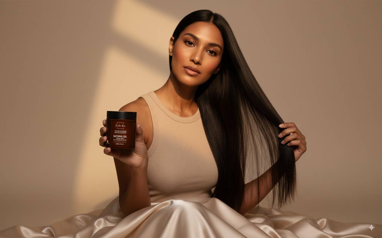 Canadian Grace - Venta al por mayor Aceite capilar - Aceite Batana Premium 100 % Orgánico de Canadian Grace – Crudo y Auténtico de los Misquita, Honduras para el Crecimiento del Cabello y Nutrición de la Piel5