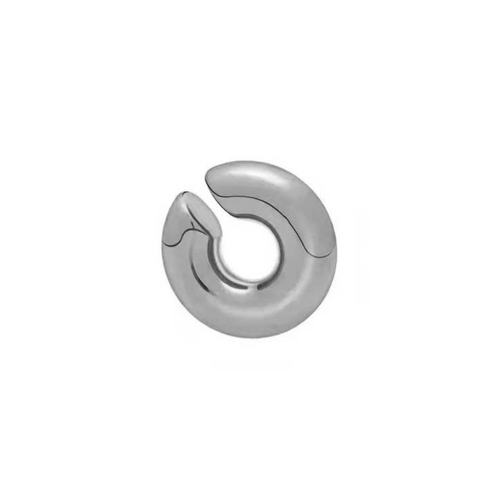 outofoffice - Wholesale Cuff/Wrap Earrings - Chunky Gold & Silver Hollow Statement Ear Cuff4