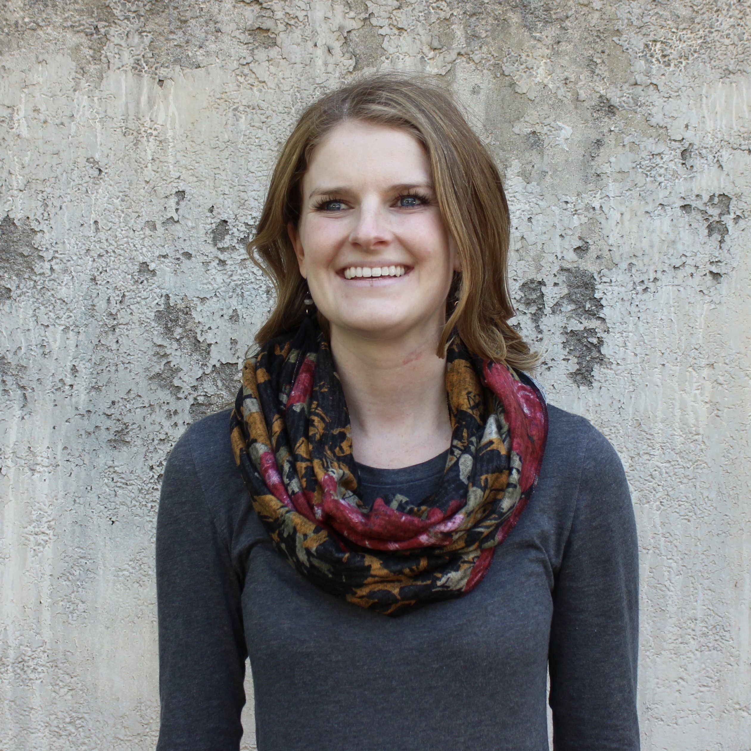 Dana Herbert – Großhandel Schal – Damen – Heather Jersey Druck Infinity Schal4