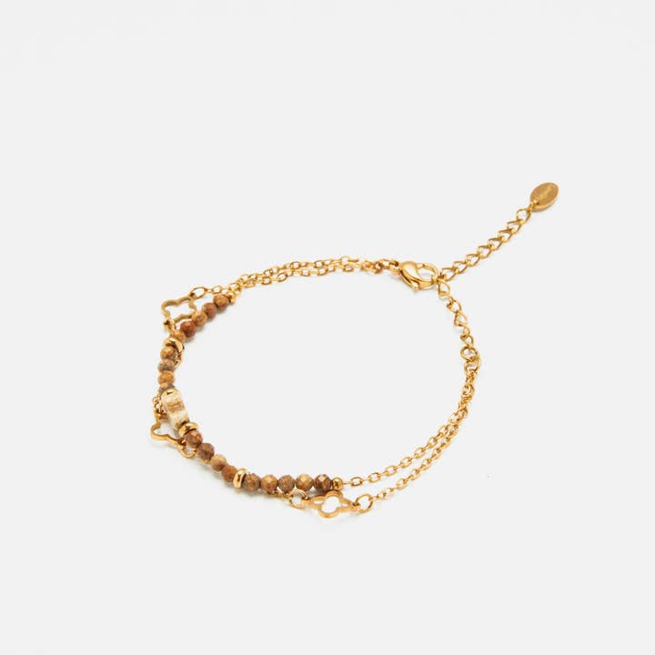 Lovelika - Wholesale Link & Chain Bracelet - Multi-strand stone bracelet - Christina13