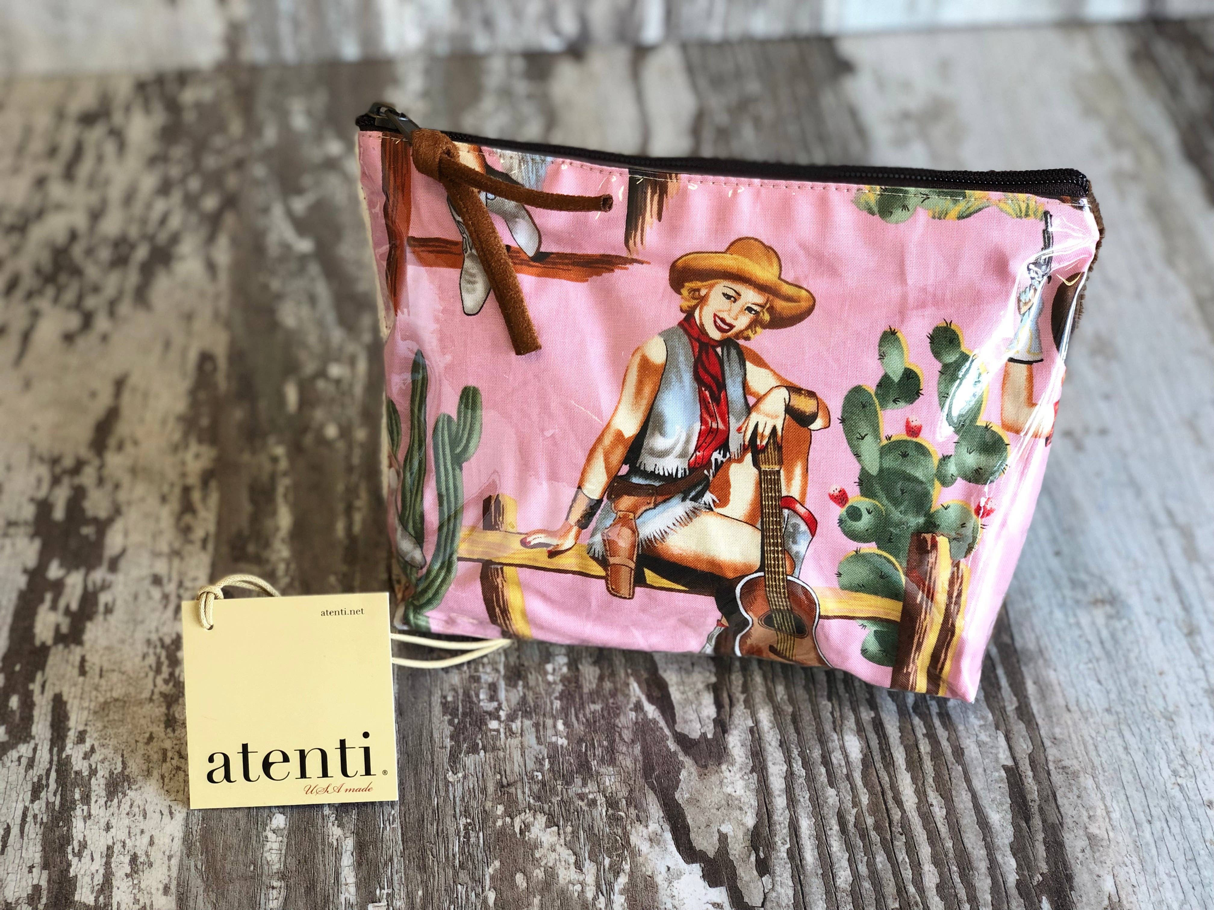 Atenti - Wholesale Handtasje - Dames - "Western" Pin-up Cowgirl 6 Accessoiretassenset3