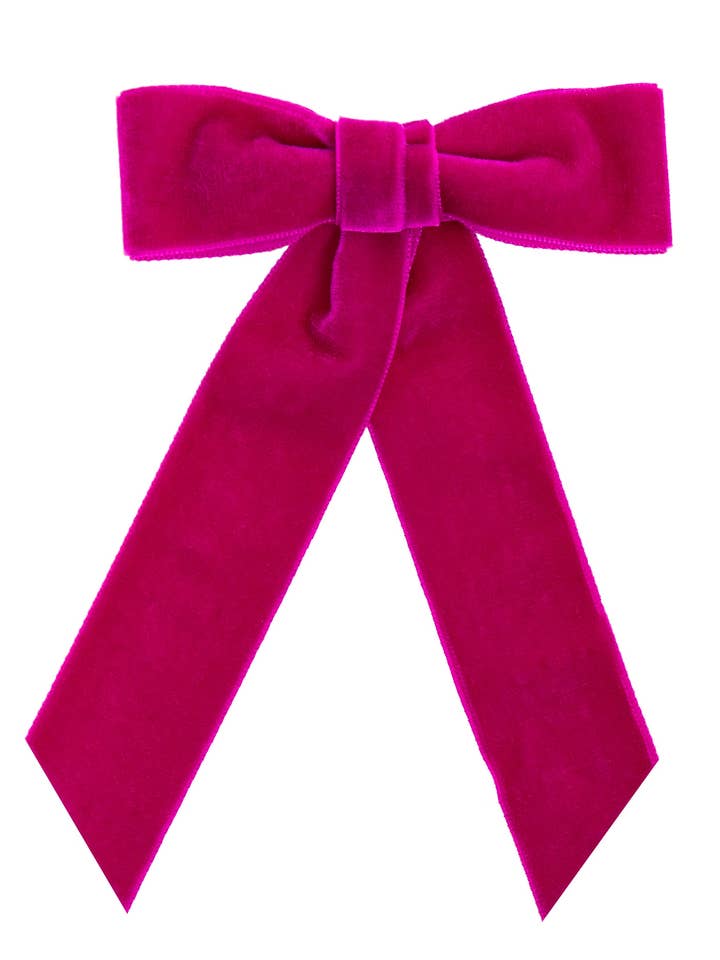 Barrette Noeud En Velours PM pour la vente par ANI ARPE