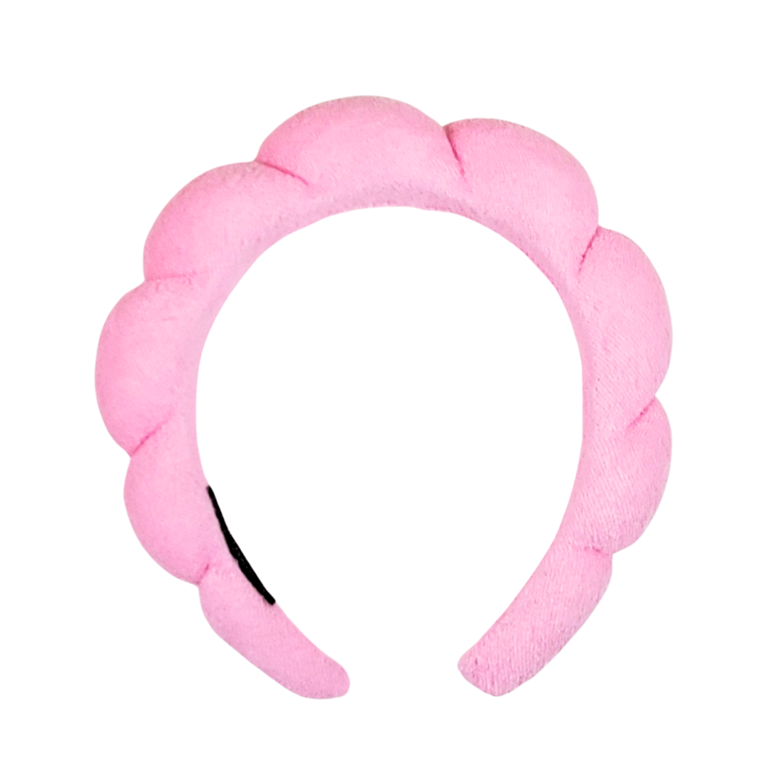 Ivy & Ash - Wholesale Spa Headband - Spa Headband | Trendy Terrycloth Bubble Makeup Headband1