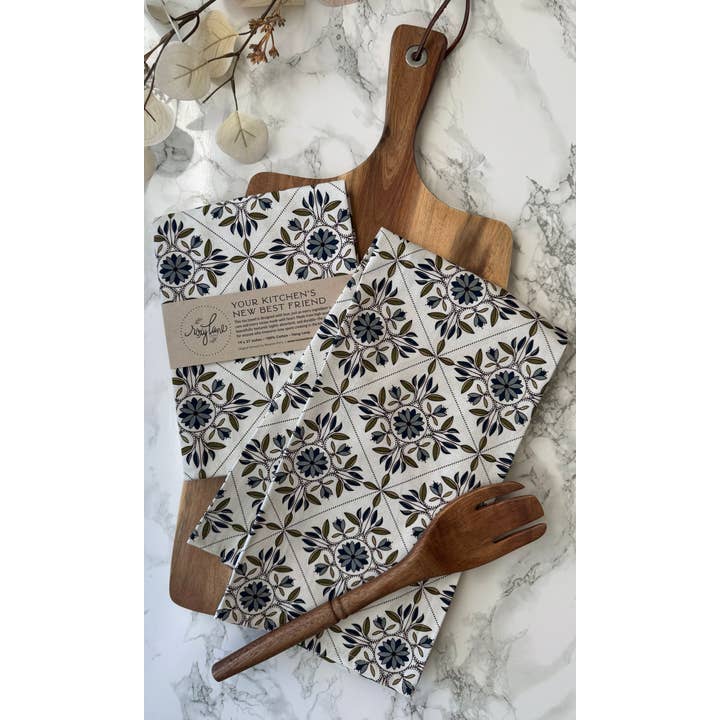 Roxy Lane Design - Wholesale Tea Towel - Tea Towel - Tea Garden Trellis - 19 x 27"1