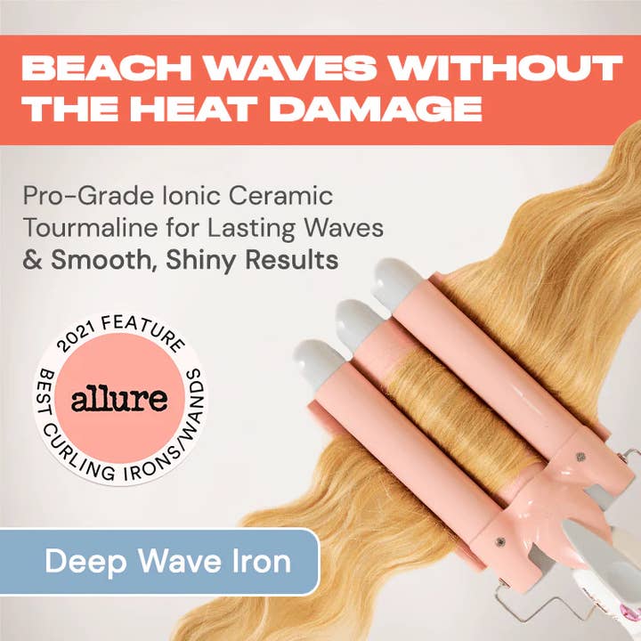 INH Hair - Wholesale Curling Iron/Wand - Insert Waves Here Triple Barrel Hair Waver Hot Tool5