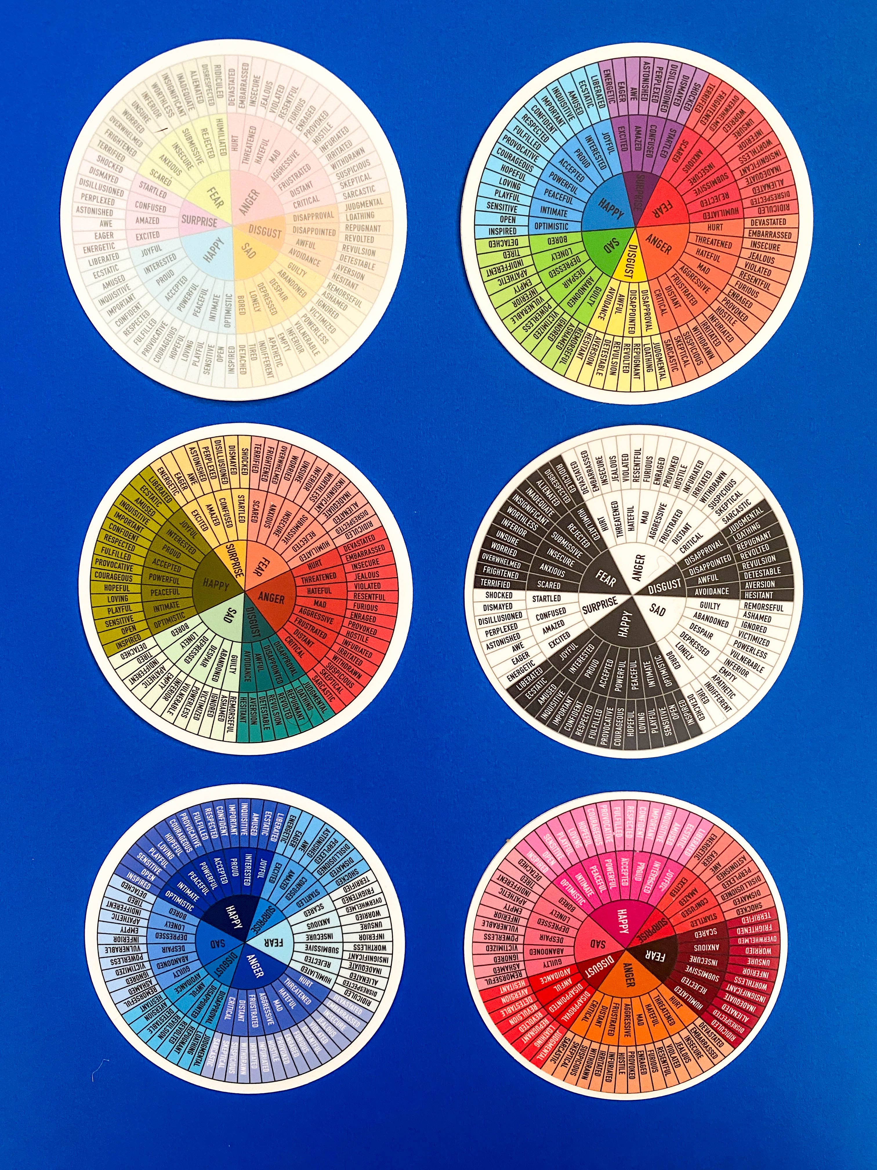 PLENTY - Wholesale Sticker - Sticker Feelings Wheel (Eco-Friendly & USA Made)7