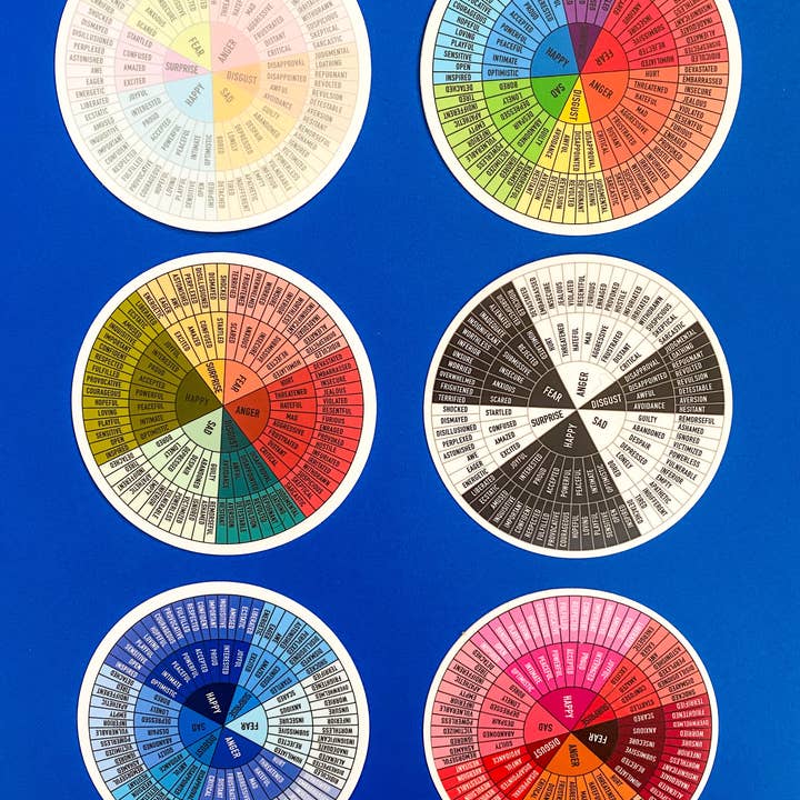 PLENTY - Wholesale Sticker - Sticker Feelings Wheel (Eco-Friendly & USA Made)7