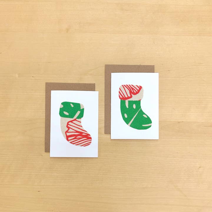 Biglietto di Auguri • Calze di Natale per la vendita all'ingrosso da parte di Jana Lam