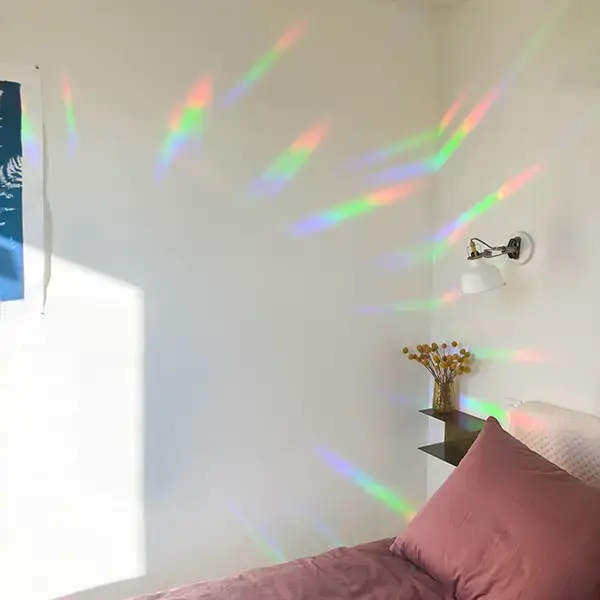 Botanopia USA - gifts , decor and cards for plant lovers - Wholesale Suncatcher - Rainbow maker sticker - Keep going to keep growing10