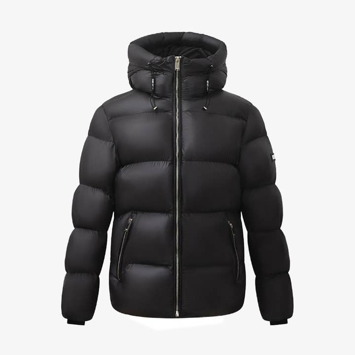 Black Pulsar Down Jacket for wholesale by Horspist Paris