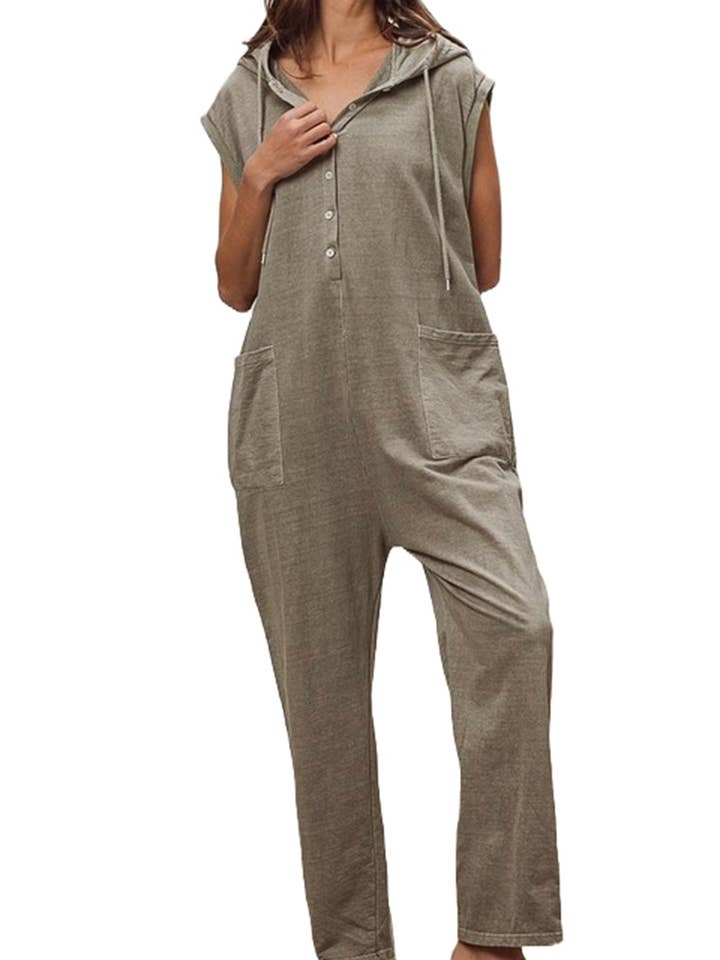Fransk Terry Jumpsuit for engroshandel hos Vanilla Monkey
