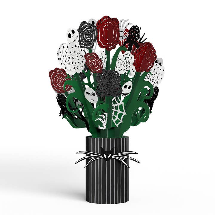 Disney Tim Burton’s Seriously Spooky Bouquet 12"x8.5" for wholesale by Lovepop Cards