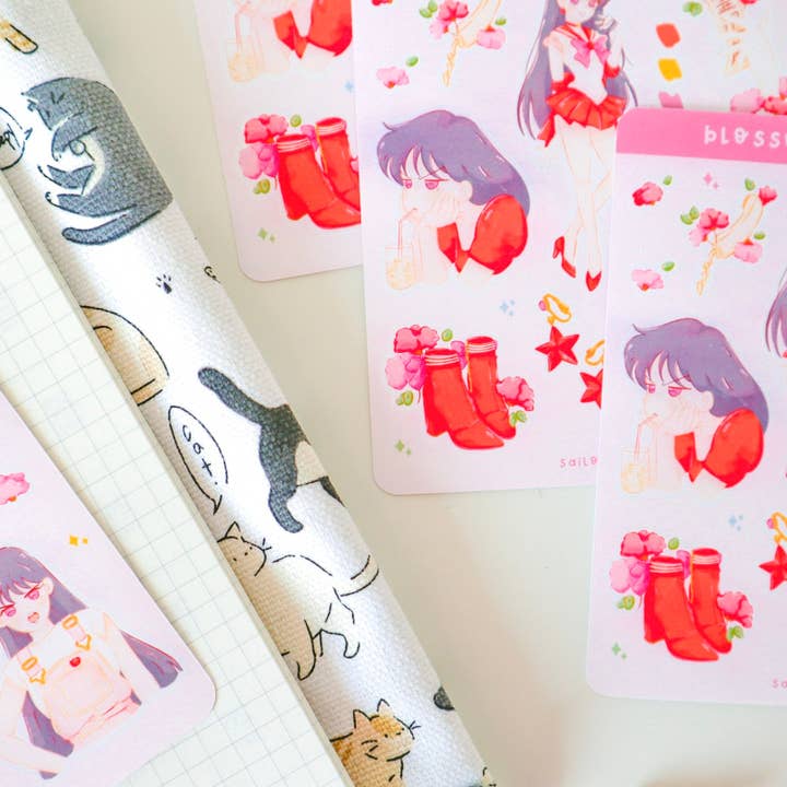BlossomBujo Store - Wholesale Sticker - Stickersheet Vinyl - Sailor Moon13