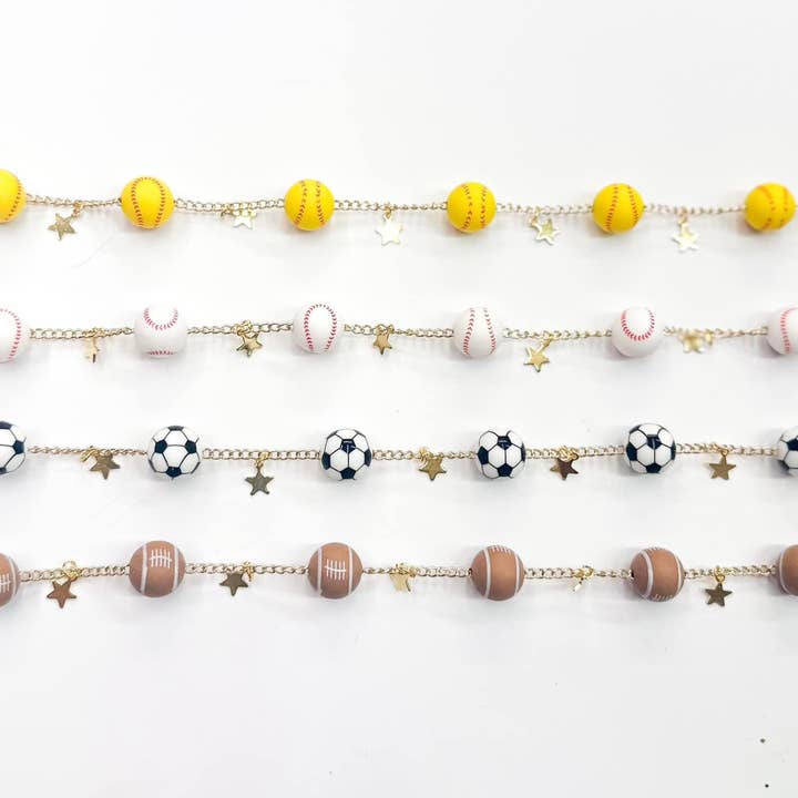 ABLNco - Wholesale Hat Accessory - Women's - sports ball baseball softball football trucker hat chains