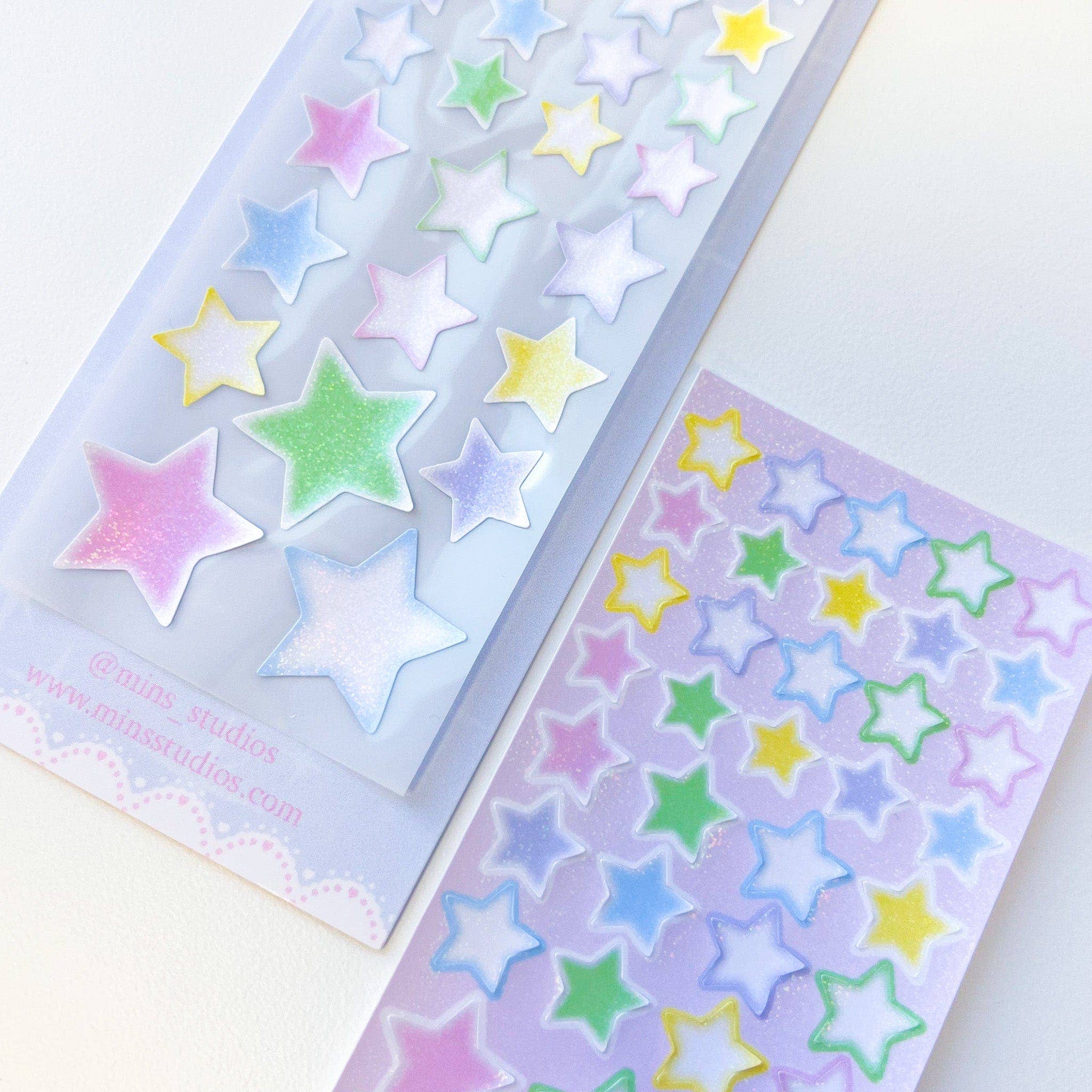 Mins Studios - Wholesale Sticker - Pastel Stars Deco Sticker2