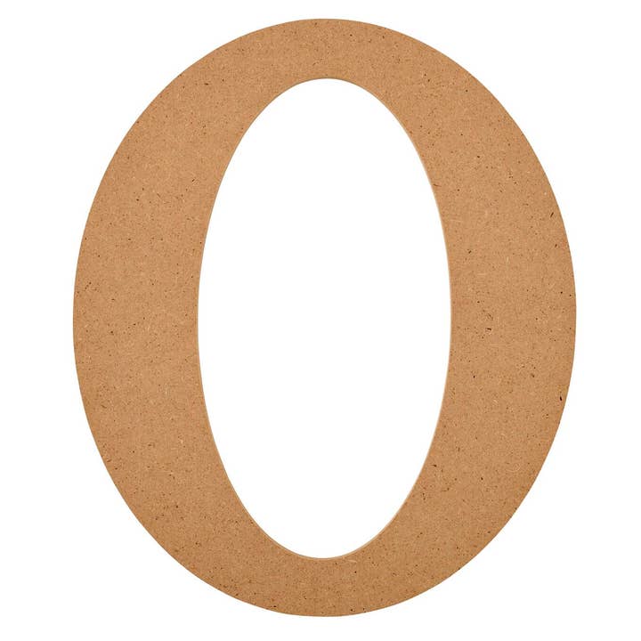 Plaid ® Wood Surfaces - 8 inch MDF Letter - O for wholesale by Plaid Crafts