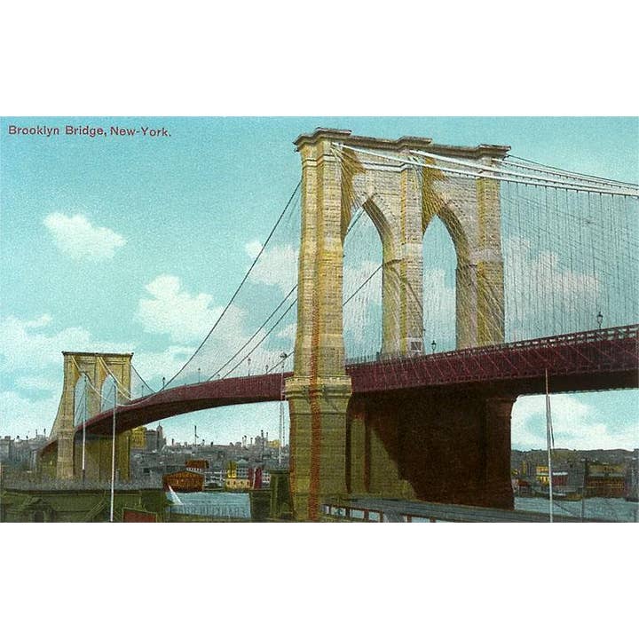 Aimant NY-624 Pont de Brooklyn, New York pour la vente par Found Image Press