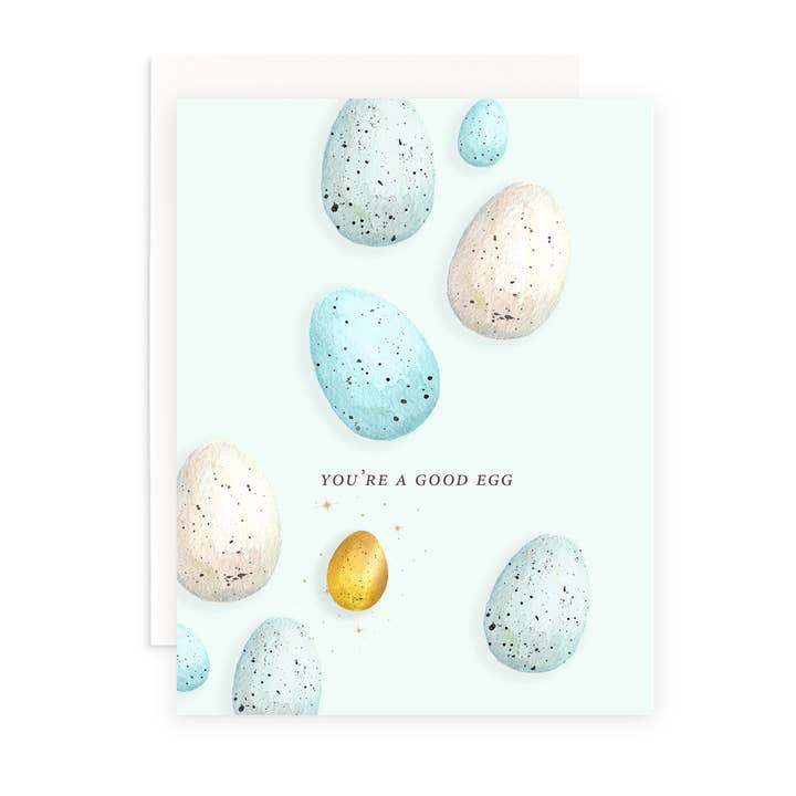You're A Good Egg Greeting Card for wholesale by Cami Monet