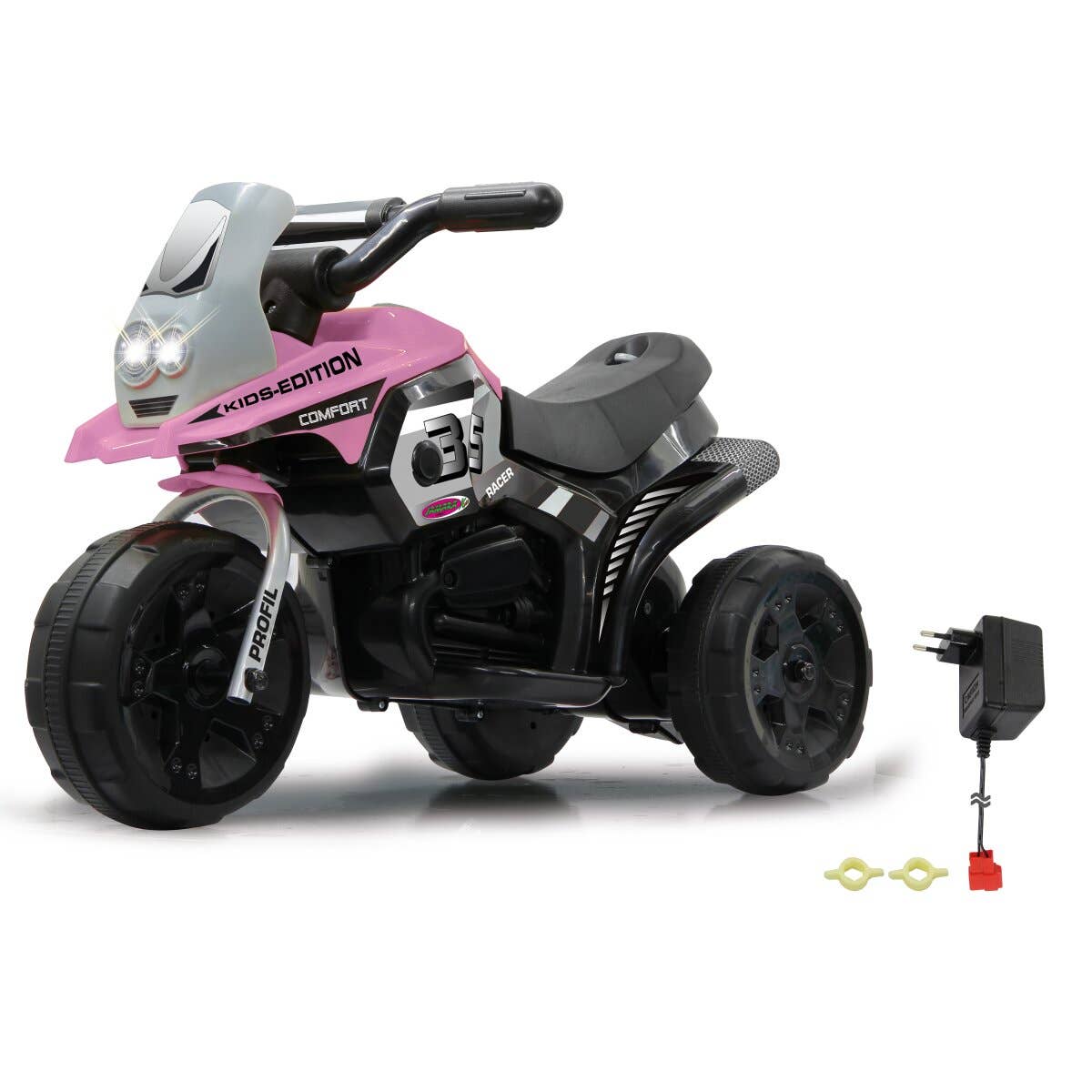 mhw24 - Vente Vélo et trottinette – enfant - Tricycle électrique rose e-Trike Racer 6 V2