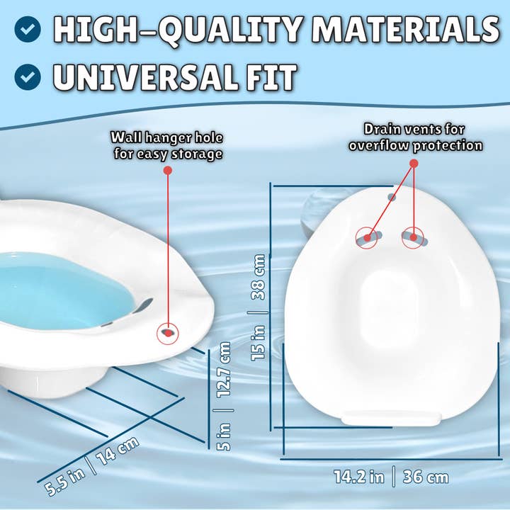 FIVONA - Wholesale Bath & Body Set - Sitz Bath Yoni Steam Seats - Set of 10 or 20 Toilet Seats