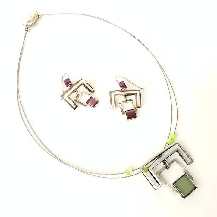 Christophe Poly / Crono Design - Vente Parures de bijoux - ENSEMBLES Préemballés (DFY1) - 6xColliers17'' & Ensembles d'Oreilles & Présentoirs Gratuits13