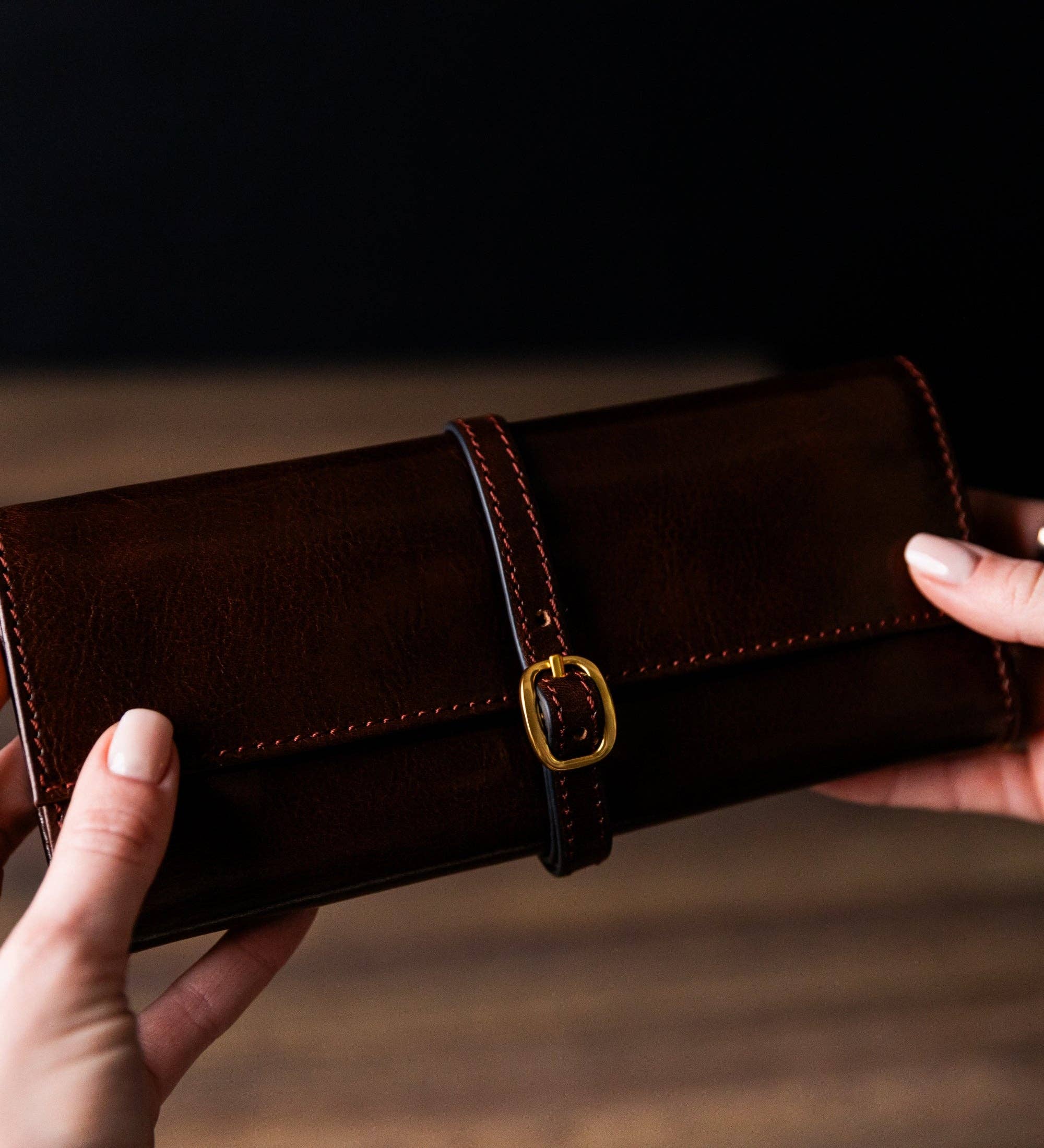 Time Resistance - Venta al por mayor Joyero/organizador de joyas - Estuche de Viaje para Joyas de Cuero para Mujer - Madame Bovary48