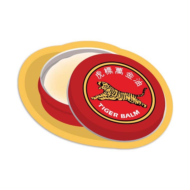 Tiger balm vinyl sticker for wholesale by I'll Know It When I See It