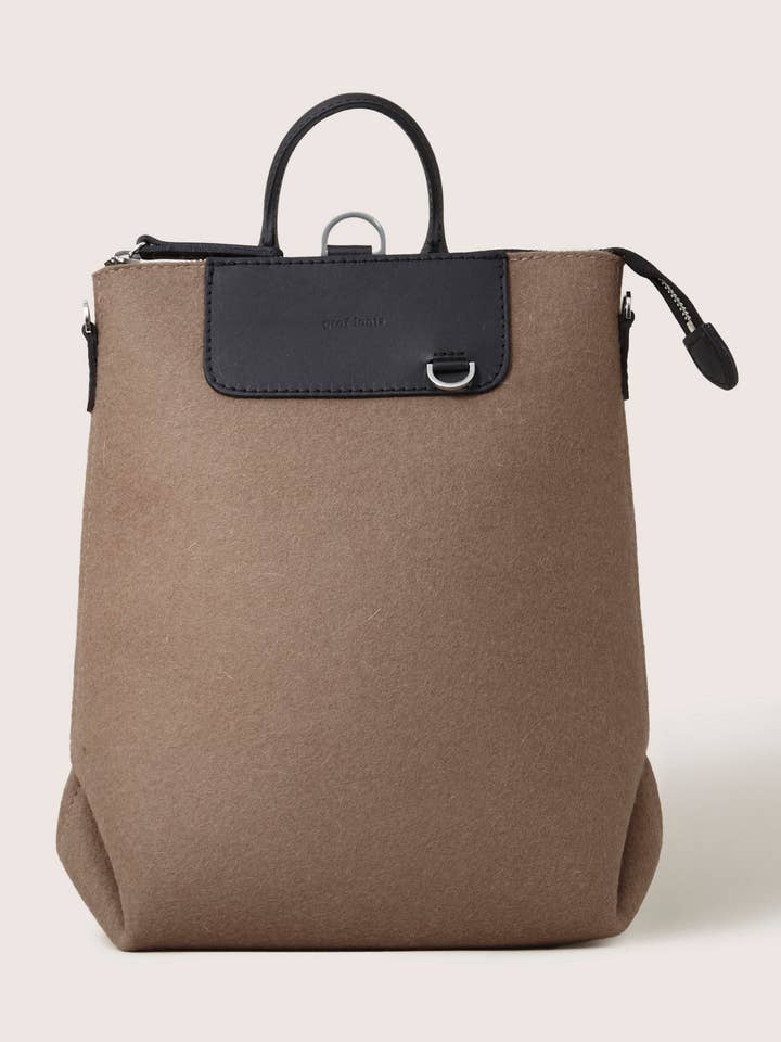 Mochila Midi de Lana Merino Bedford - Comino Negro para venta al por mayor de Graf Lantz