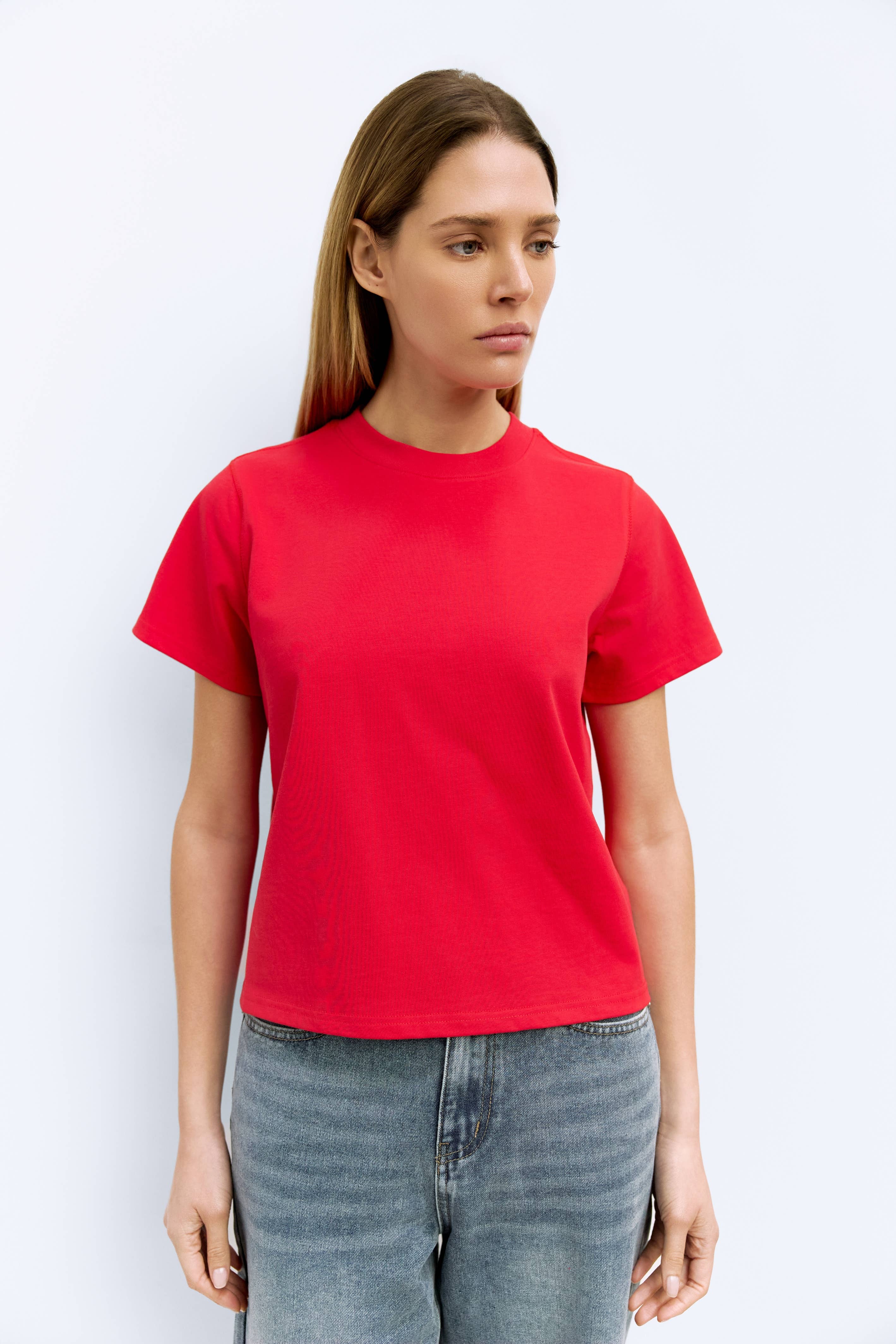 MOD REF – T-shirt – Mulher por atacado – The Lanie Top | Camiseta de Algodão Pesado Feminina11