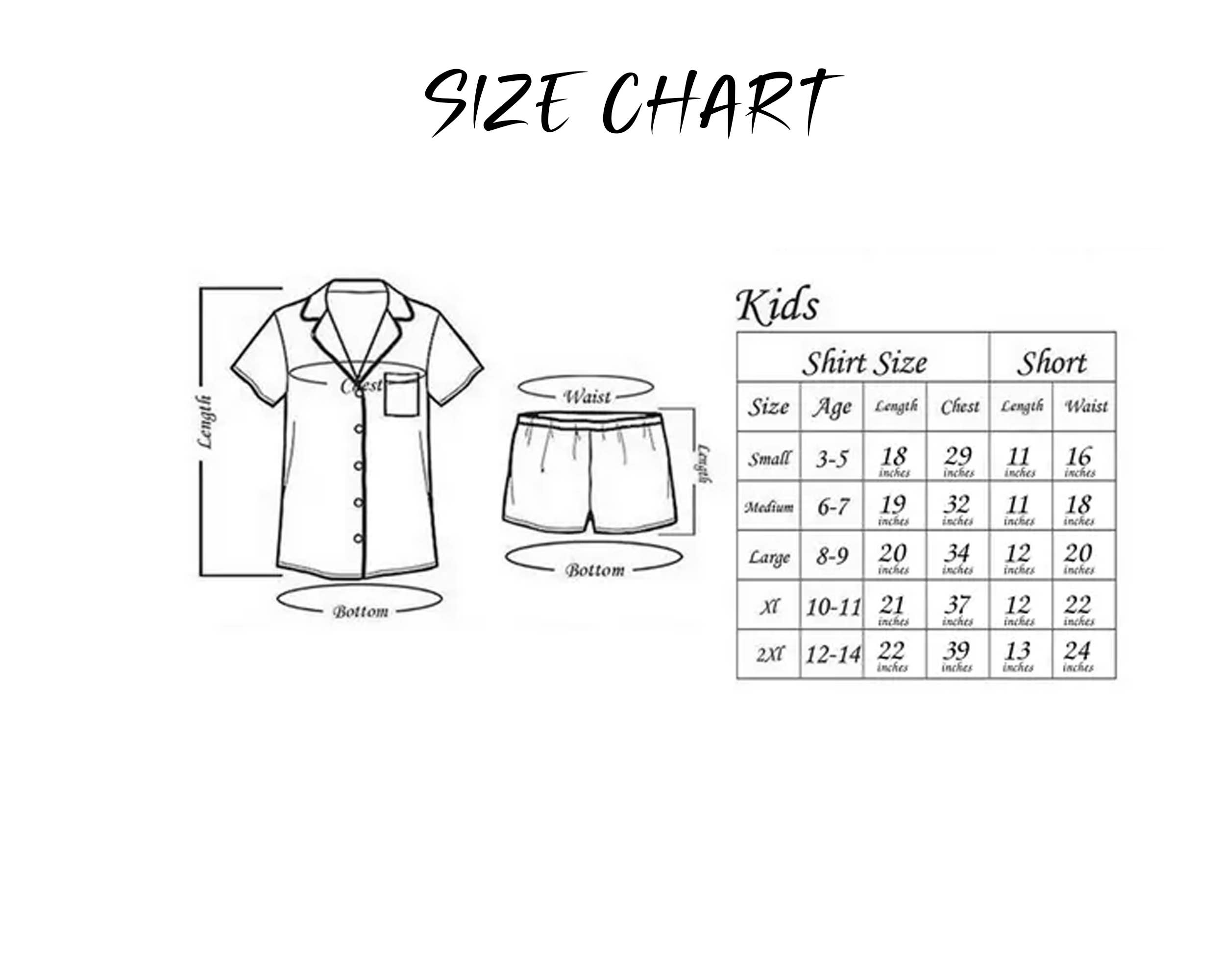 The Blissful – Engroshandel Pyjamasæt - Børn – Junior brudepige pyjamassæt til børn blomsterpige satinpyjamas4