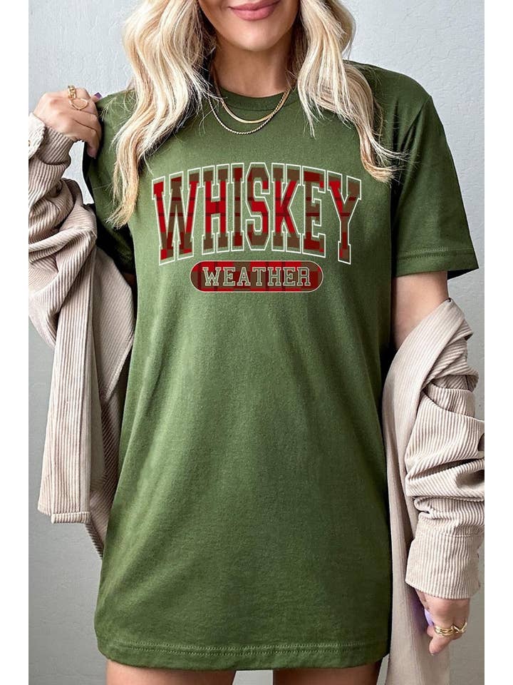 COLORBEAR - Wholesale T-Shirt (Graphic) - Women's - Whiskey Weather Graphic Tee23