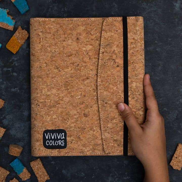 A6 Cork - Meditative with Art Kit - Mandala | Unwind | Relax for wholesale by Viviva Colors