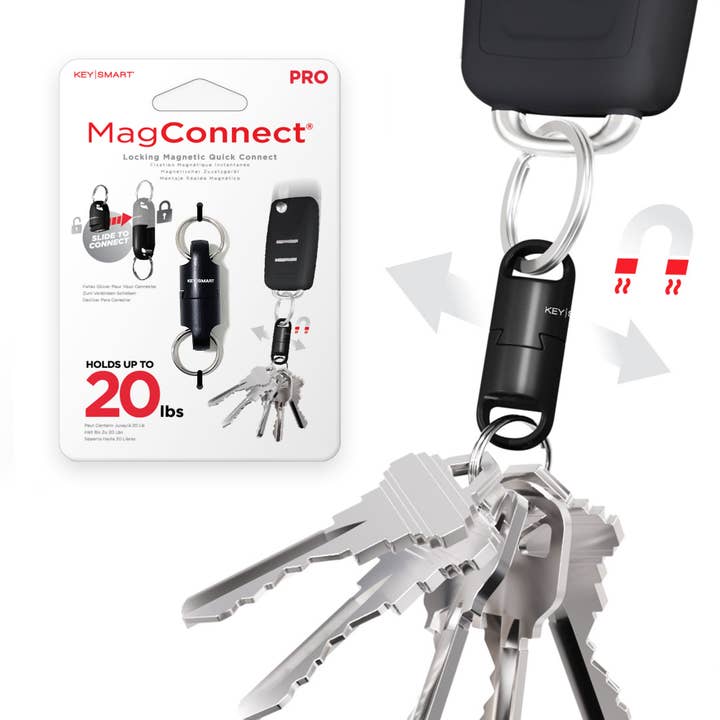 KeySmart / STATIK - Wholesale Keychain - Unisex - MagConnect Pro Locking Magnetic Keychain