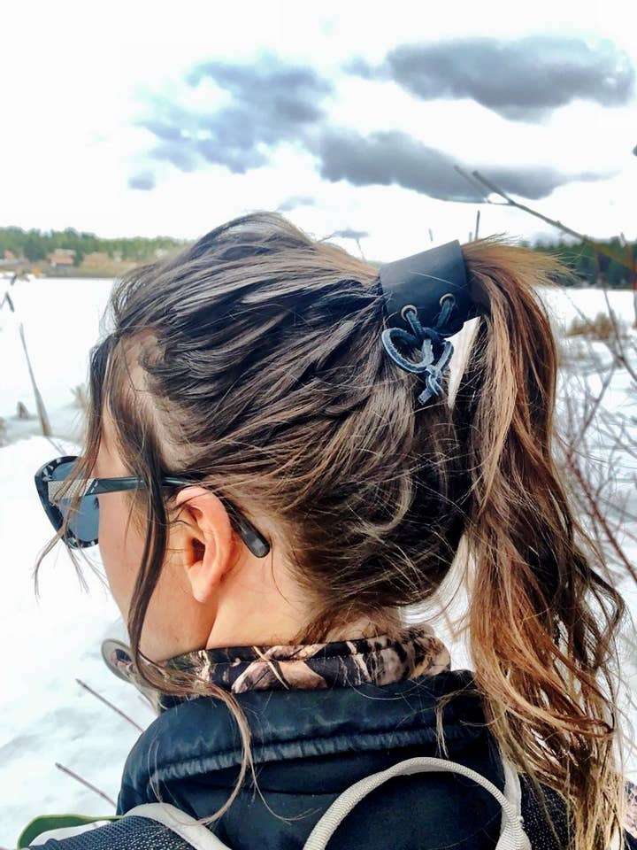 Leather Hair Tie for wholesale by Rural Roots