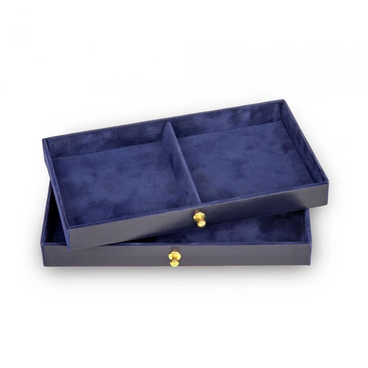 Royaume de la Boîte - Wholesale Jewelry Box/Organizer - Blue Velvet Jewelry Box