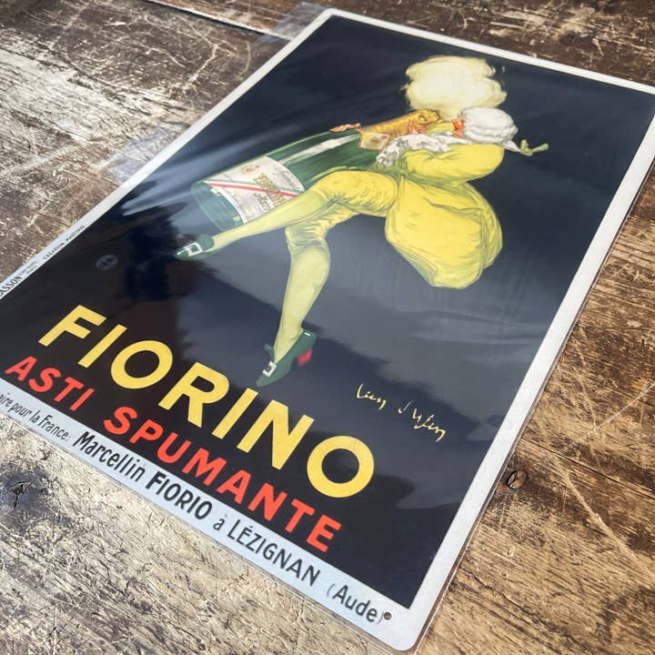 The British Metal Signs Company – Großhandel Schilder – Fiorino Asti Spumante — Werbeschild aus Metall