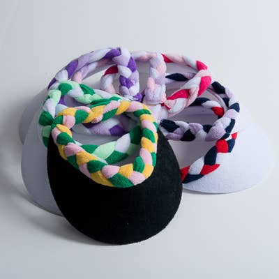 KaKyCo - Vente Visière – femme - Visières de soleil en tissu éponge tressé | BS-82396