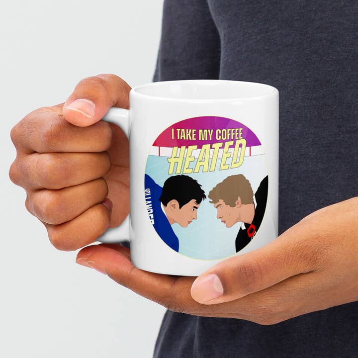 Poppermost Prints - Wholesale Coffee Mug - I Take My Coffee Heated Mug - Heated Rivalry Inspired Mug1