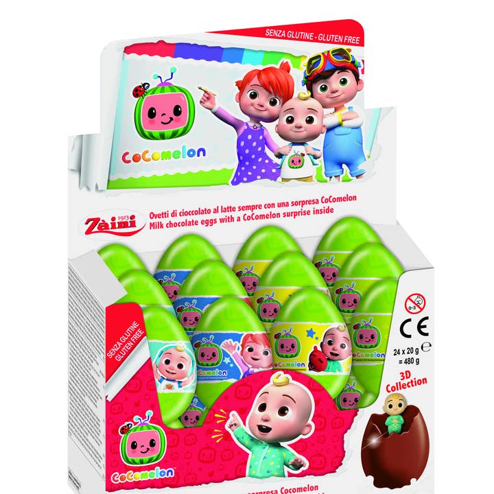 Zaini — Ovo Chocolate Surprise — Cocomelon - 24x20g voor wholesale door Candycat