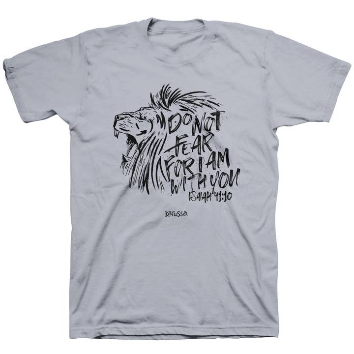 Silver Kerusso Christian T-Shirt Do Not Fear for wholesale on Faire
