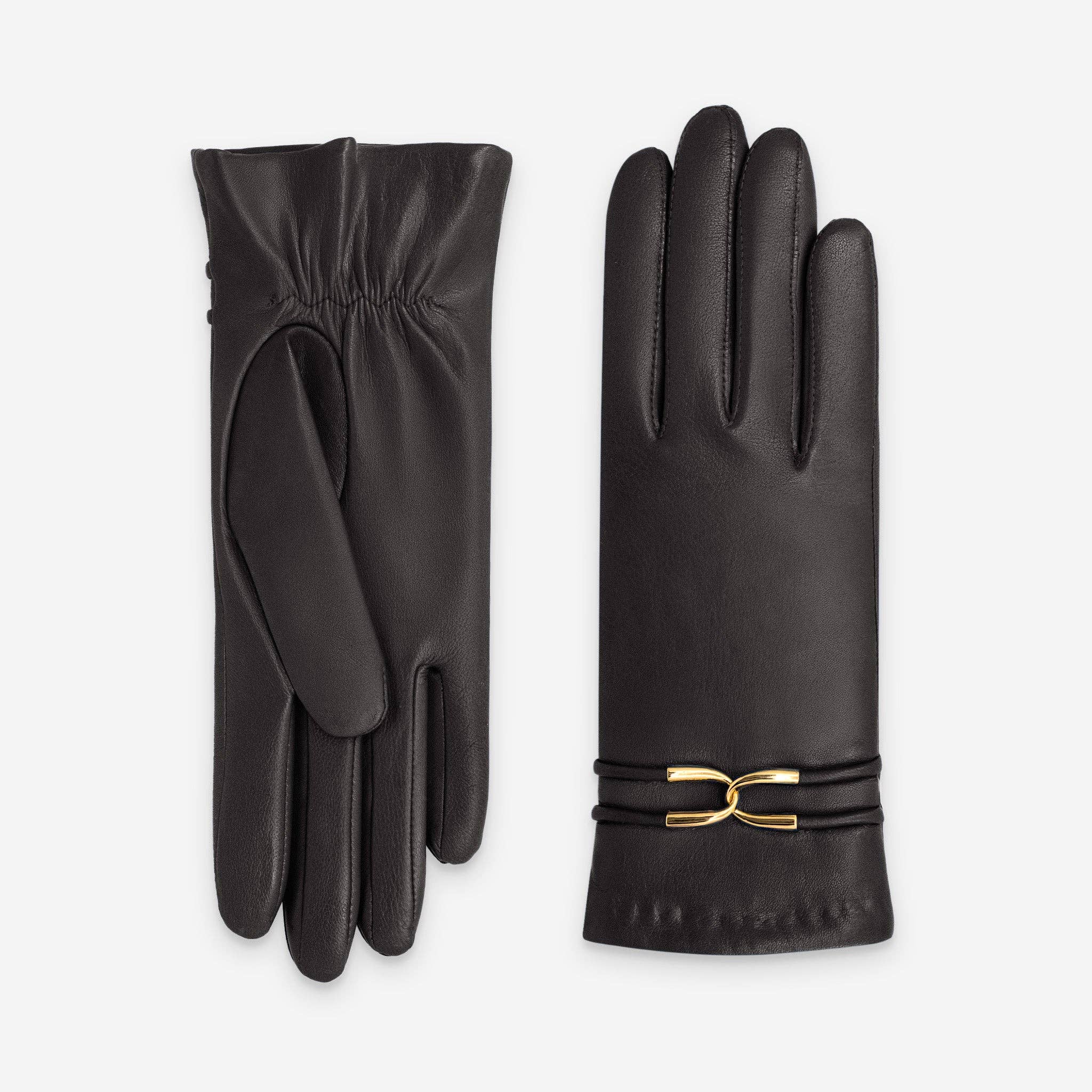 Glove Story - Wholesale Gloves - Women's - Lambskin Leather Gloves–Cashmere,Wool & Nylon Lining–21643CA6