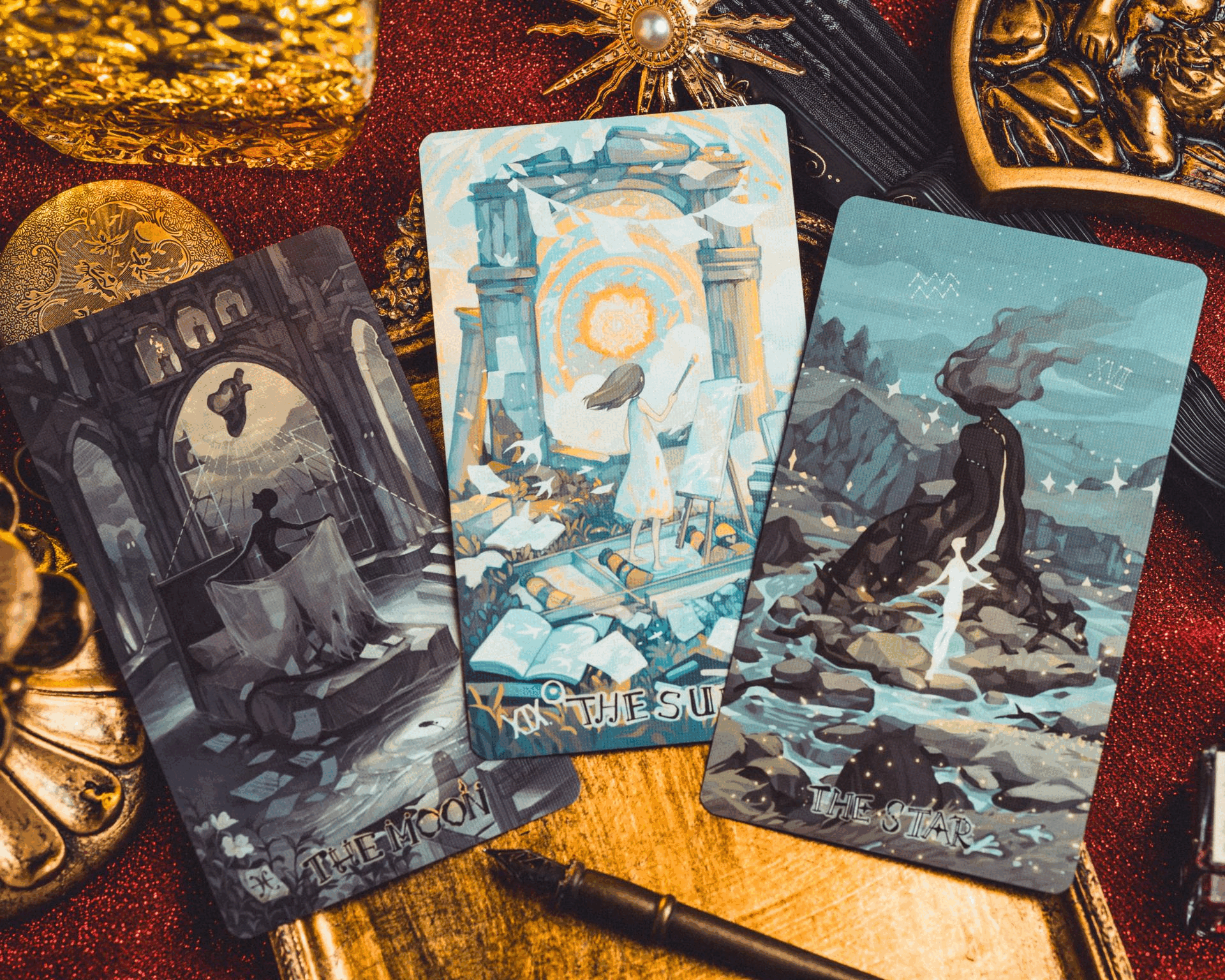Vermilion Collection - Wholesale Tarot Cards - Exile Tarot23