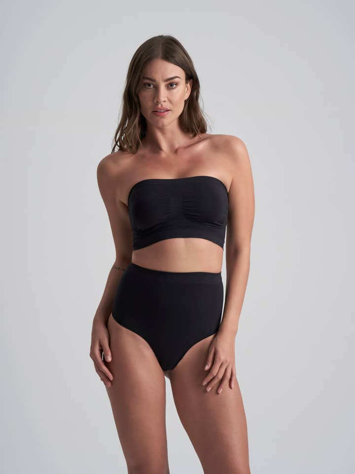 Bye Bra nahtloser Mid-Waist-String mit weichem Griff für den Großhandel von Bye Bra