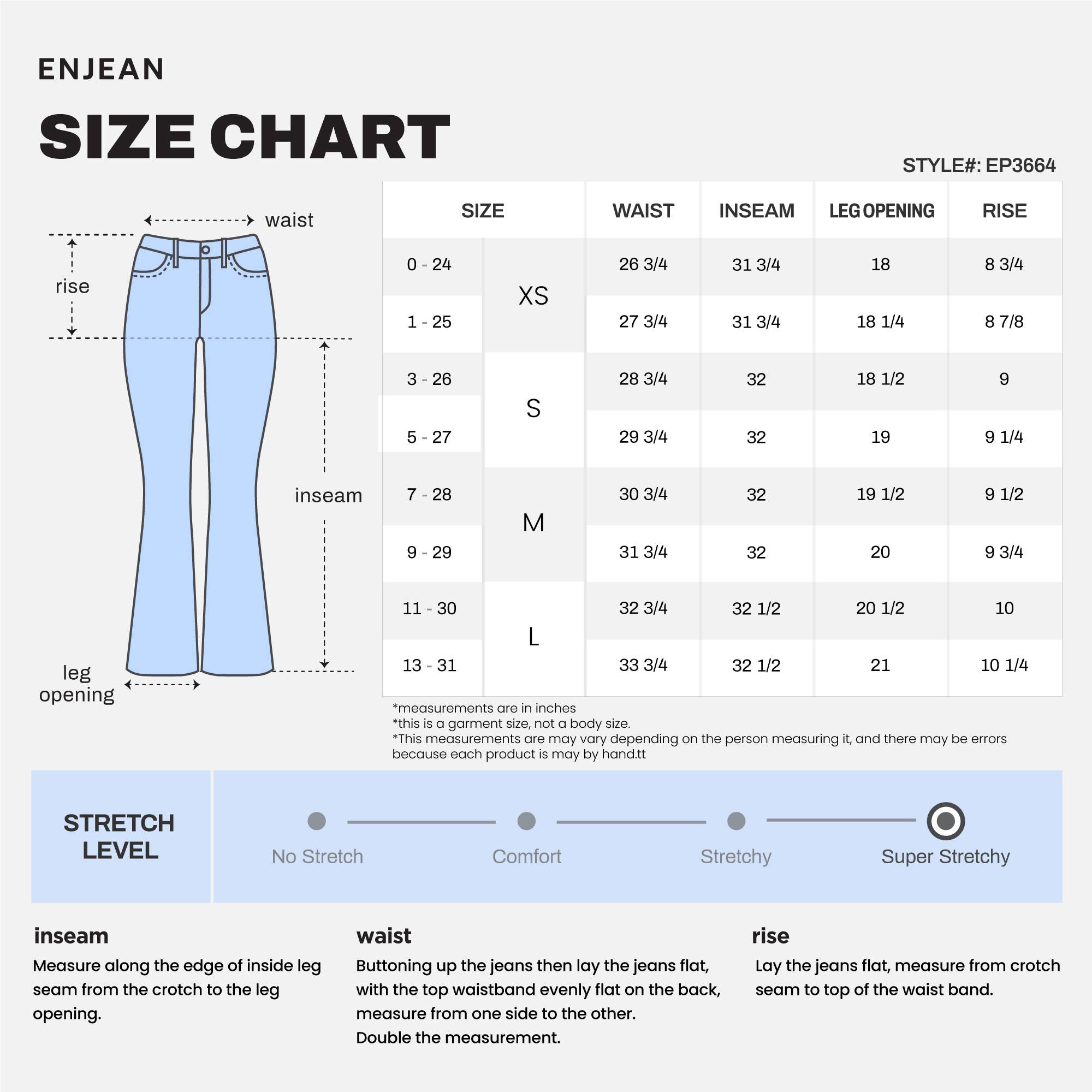 SCURO OPEN PACK Aderente a Vita Bassa Stone wash Bootcut WEP3664 in vendita all'ingrosso su Faire3