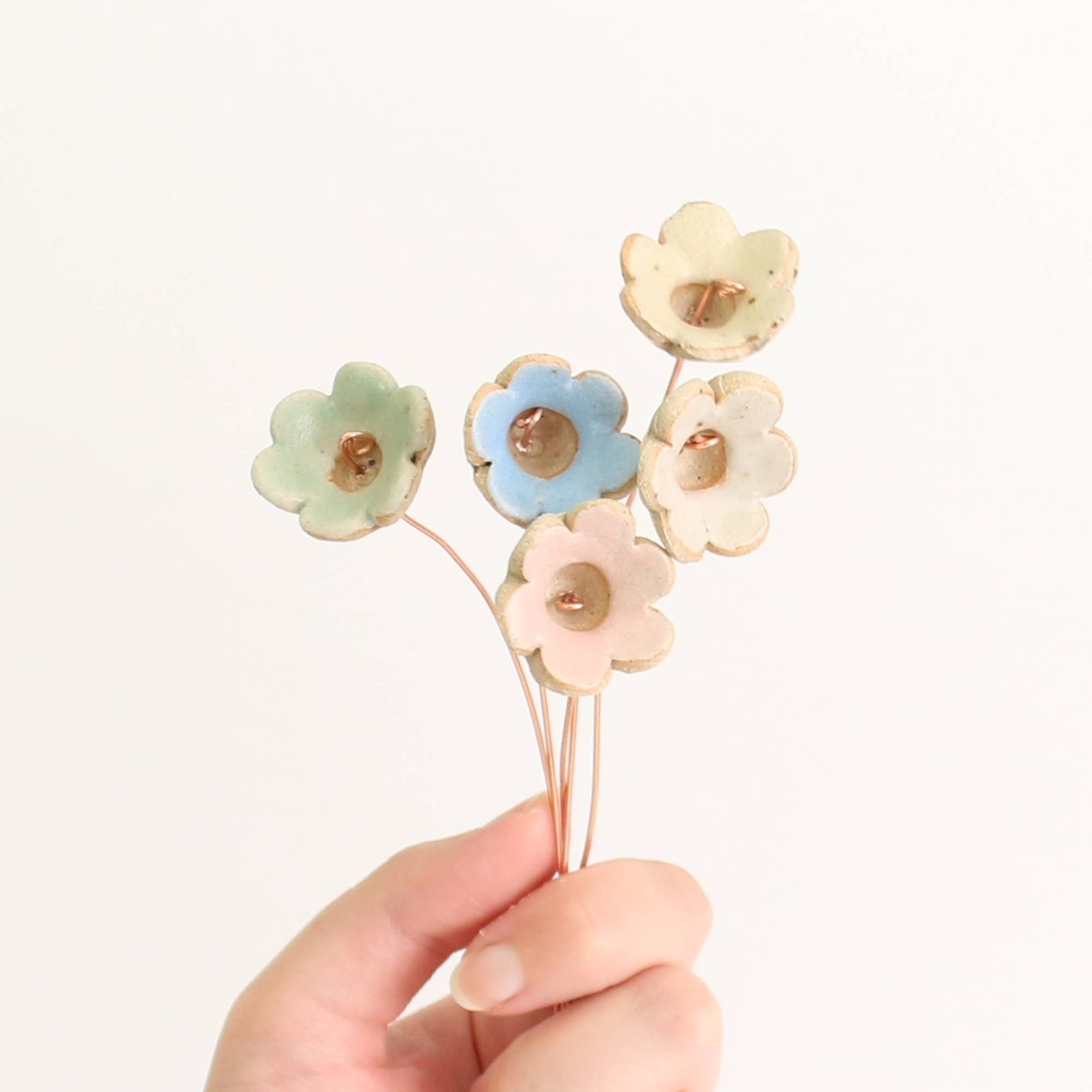 Habulous - Wholesale Artificial Flowers - Original Ceramic Flower Decorative Bud Stems10