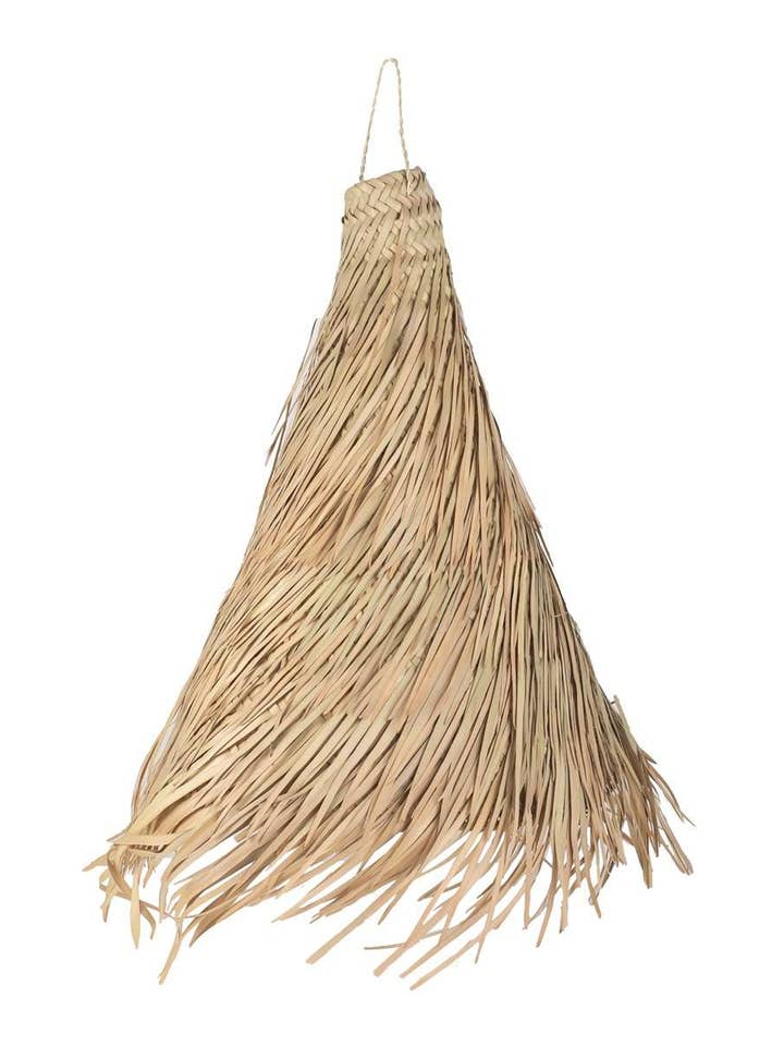 KD3582218_00 - LAMPE EN PALMIER AVEC FRANGES, 30CM pour la vente par Kbas