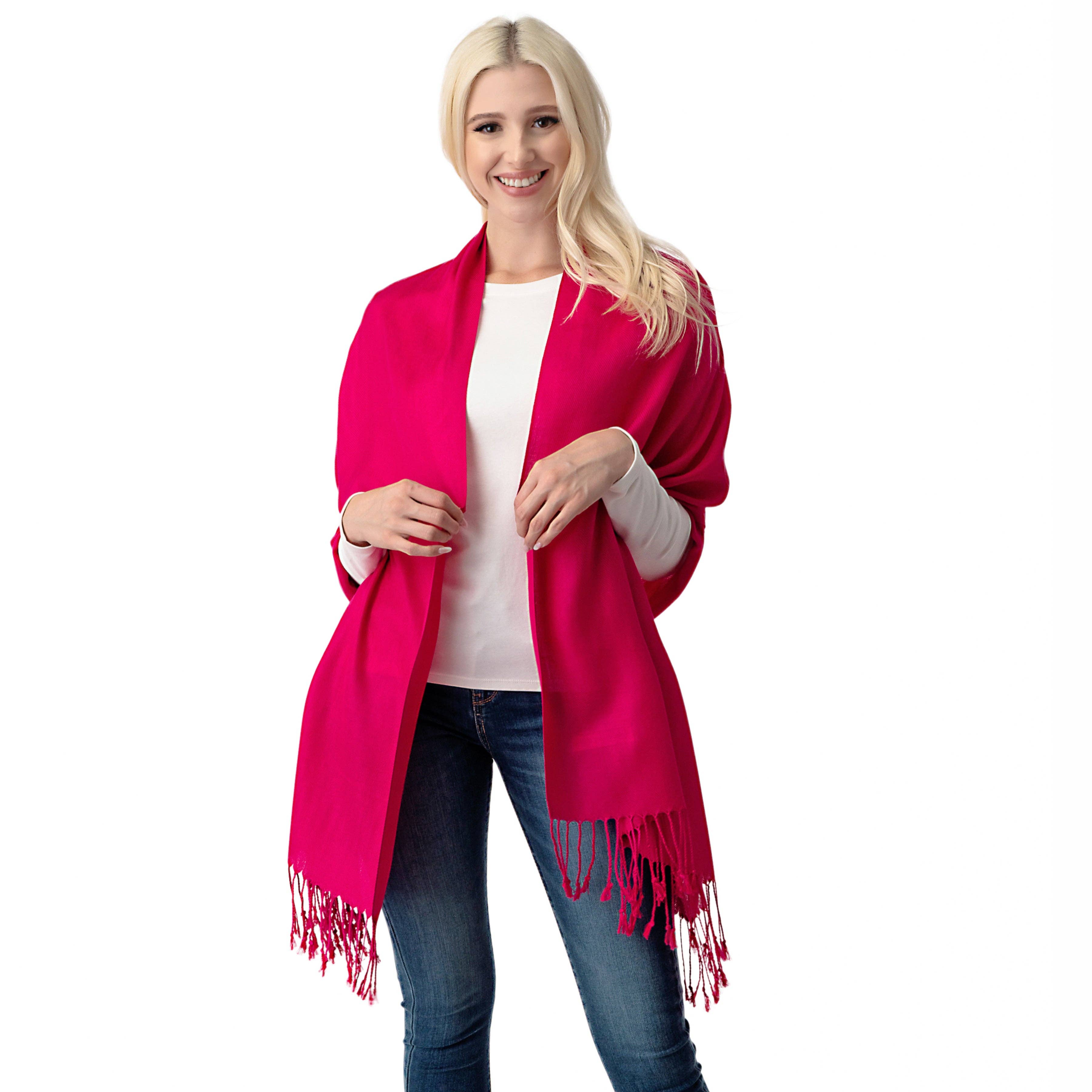 TAPA fashion - Wholesale Wrap - Women's - Plain Pashmina PP1028A (12PC)14